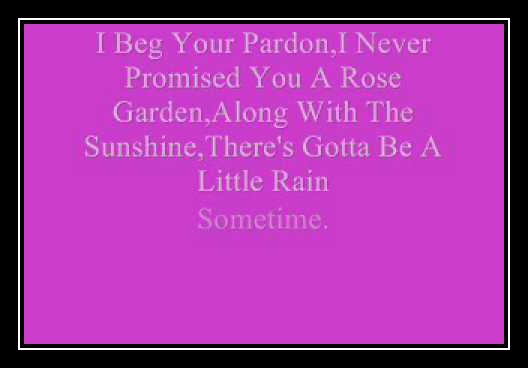 (I Never Promised You A) Rose Garden Ringtone Download Free