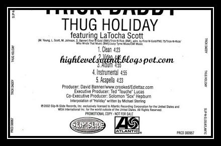 Trick Daddy Feat. LaTocha Scott - Thug Holiday Ringtone Download Free MP3