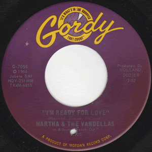 Martha & The Vandellas - I'm Ready For Love Ringtone Download Free MP3