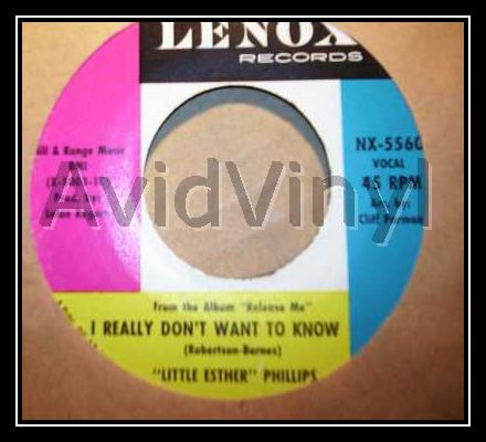 Little Esther Phillips - I Really Don't Want To Know Ringtone Download Free MP3