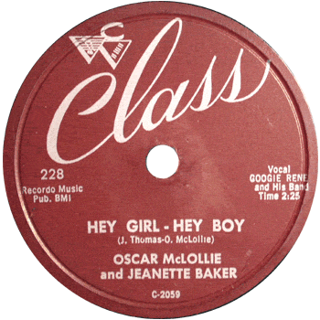 Oscar McLollie And Jeanette Baker - Hey Girl - Hey Boy Ringtone Download Free MP3