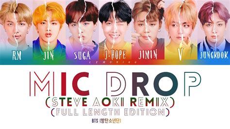 BTS - MIC Drop (Steve Aoki Remix) (Full Length Edition) Ringtone Download Free MP3