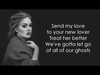 Adele - Send My Love Ringtone Download Free MP3